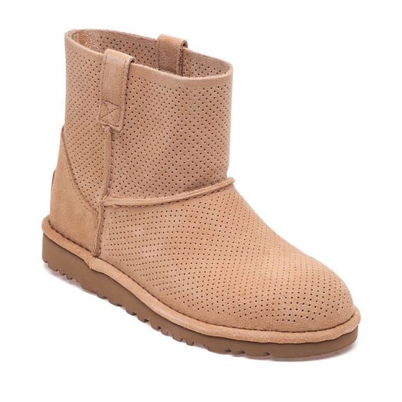 Ugg mini unlined suede leather ankle boots 10 - Picture 2 of 12